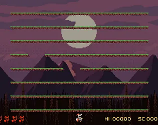 Screenshot of the Jumping Jack ZX remake